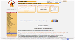 Desktop Screenshot of forum-travaux-bricolage.com